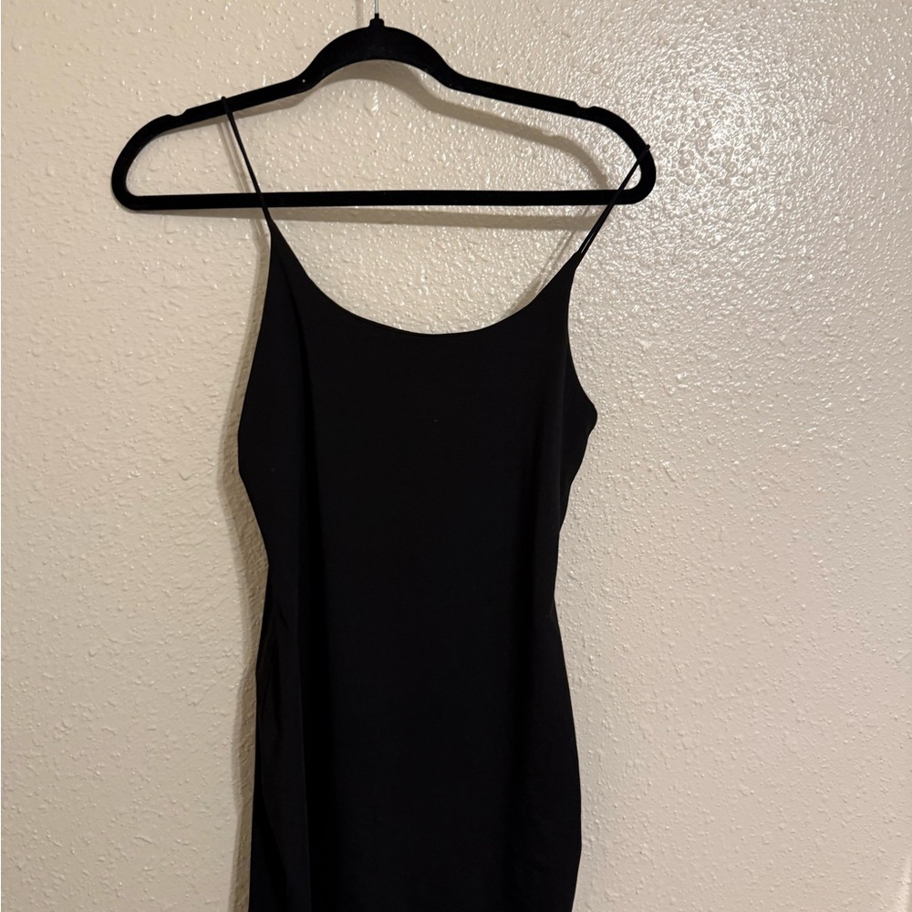 Elegant Black Slip Dress